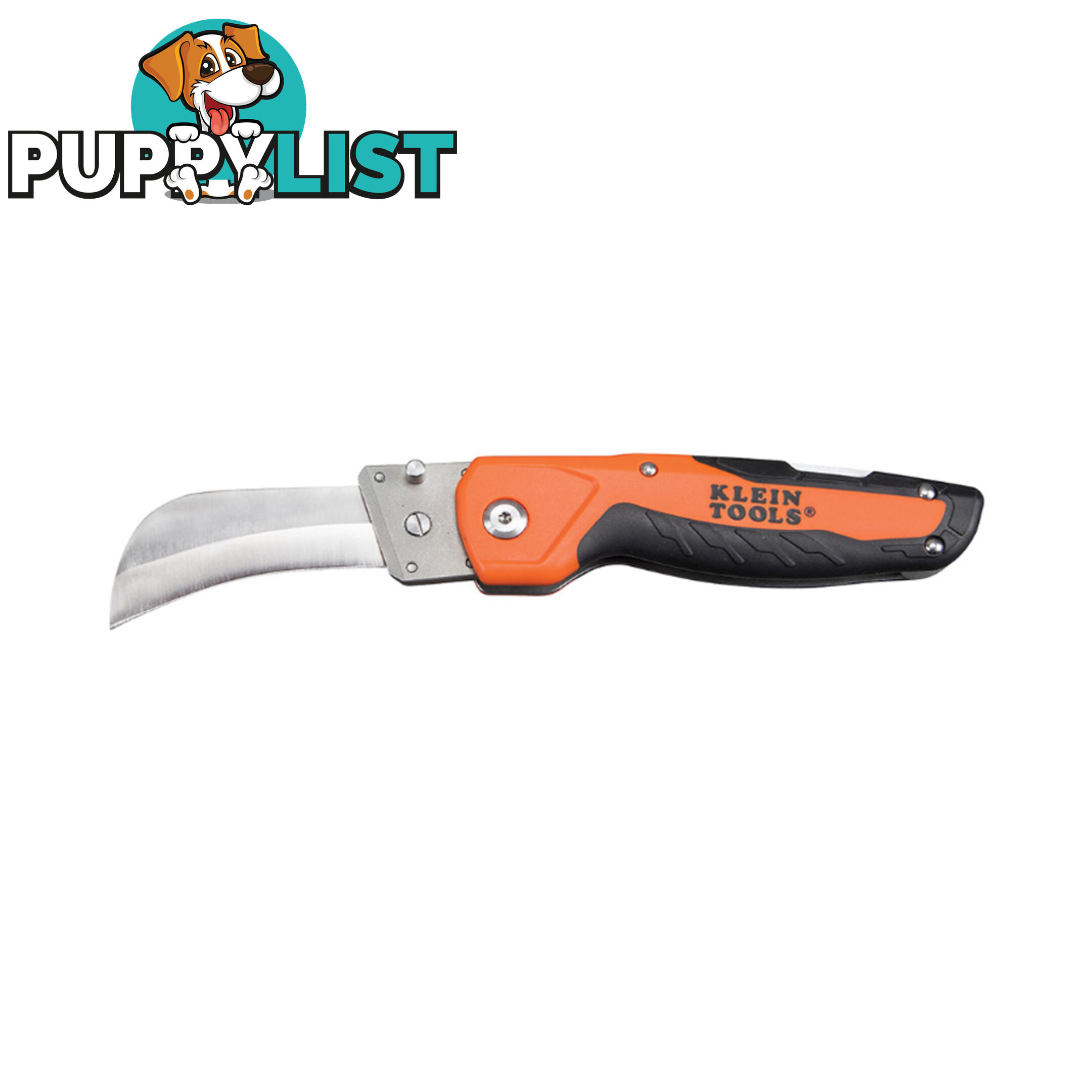 Klein Cable-Skinning Utility Knife with Replaceable Blade  Rubberised Handle SKU - 44218