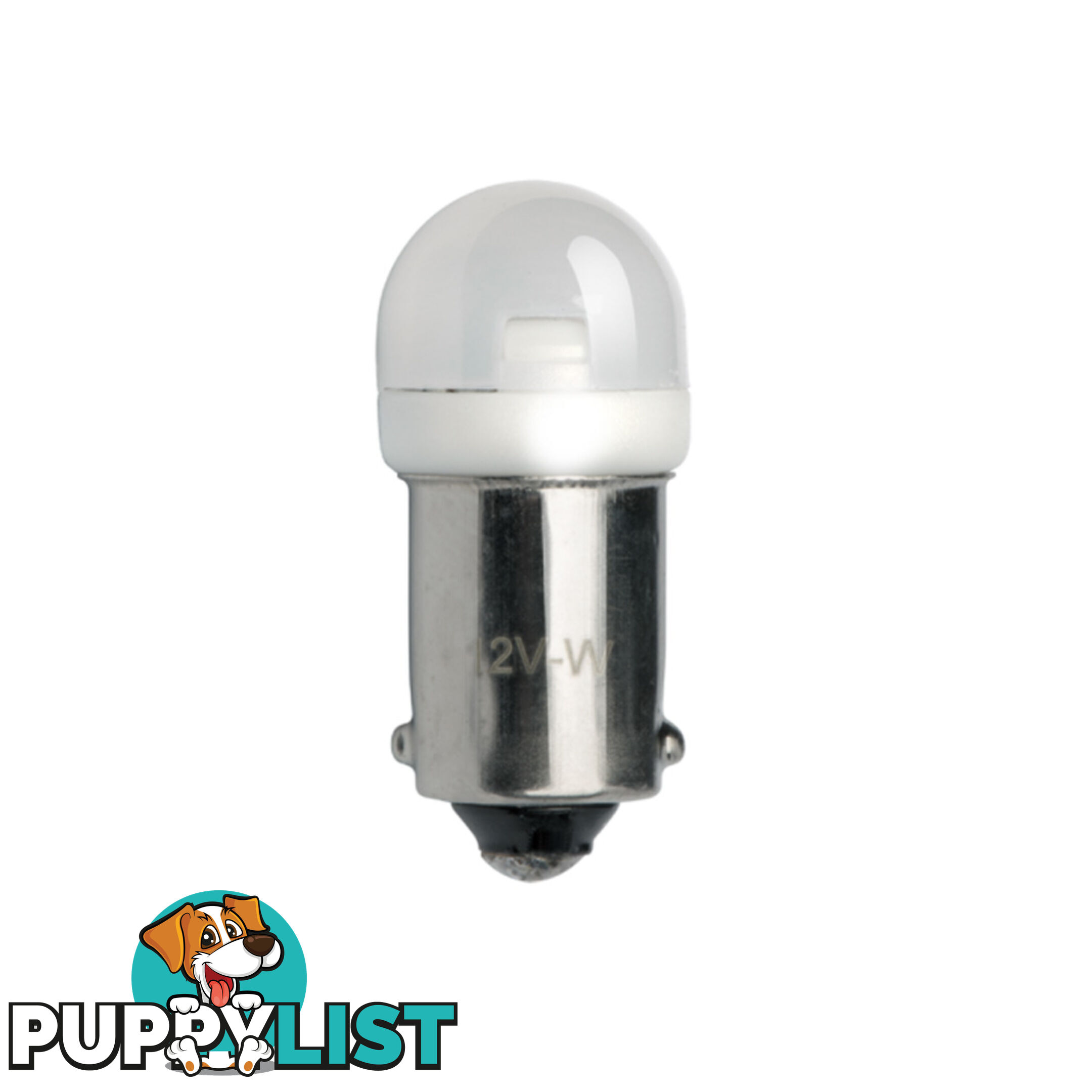 JW Speaker LED 12v Bulb BA9s Bayonet Base White Light Twin Pack SKU - 990147