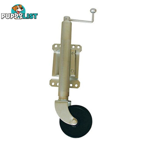 LoadMaster Jockey Wheel 150mm (6 ") Hard Wheel, Swing Away Swivel Bracket SKU - LM30202