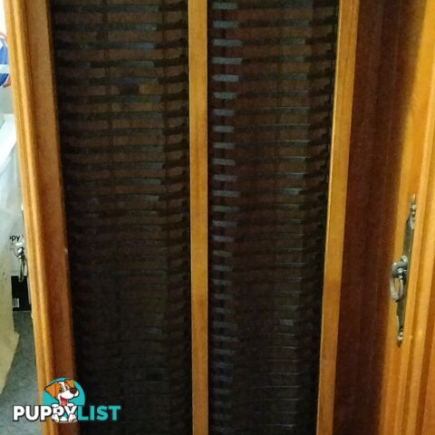 Twin matching DVD & CD cabinets