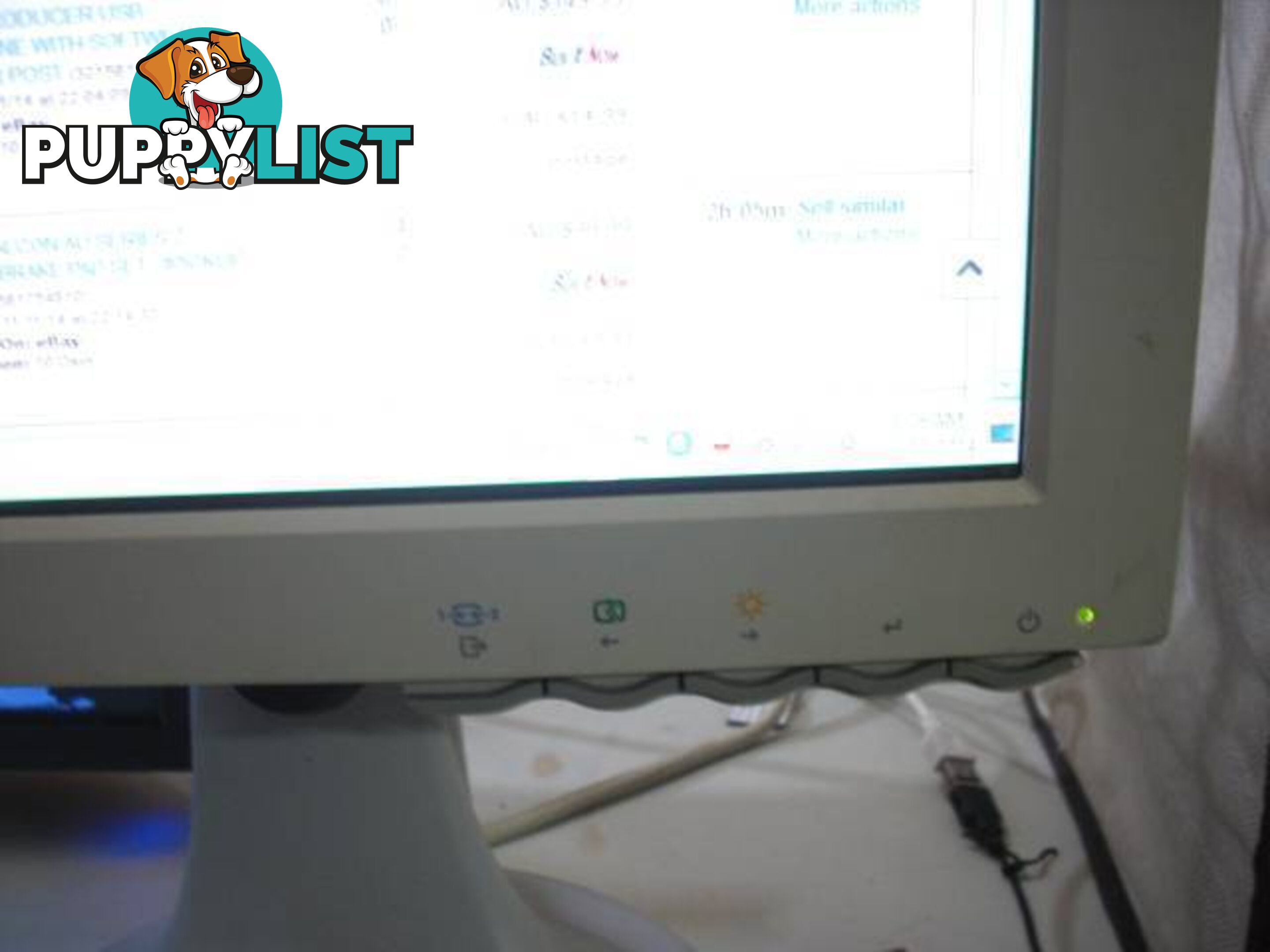 Monitor LCD Model IBM 9512-HWO PERFECT WORKING CONDITION 15 INC