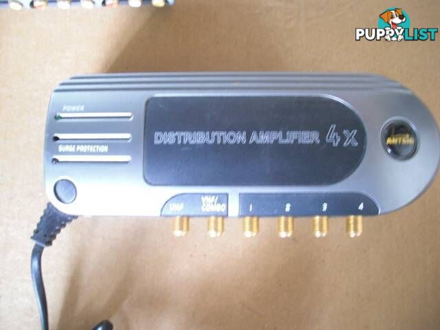 Antsig AP854 4 Way Distribution Amplifier with surge protection