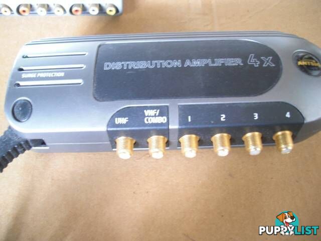 Antsig AP854 4 Way Distribution Amplifier with surge protection