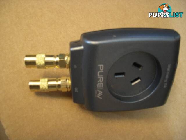 BELKIN PURE AV SURGE SPIKE PROTECTION WITH GOLD CONNECTORS