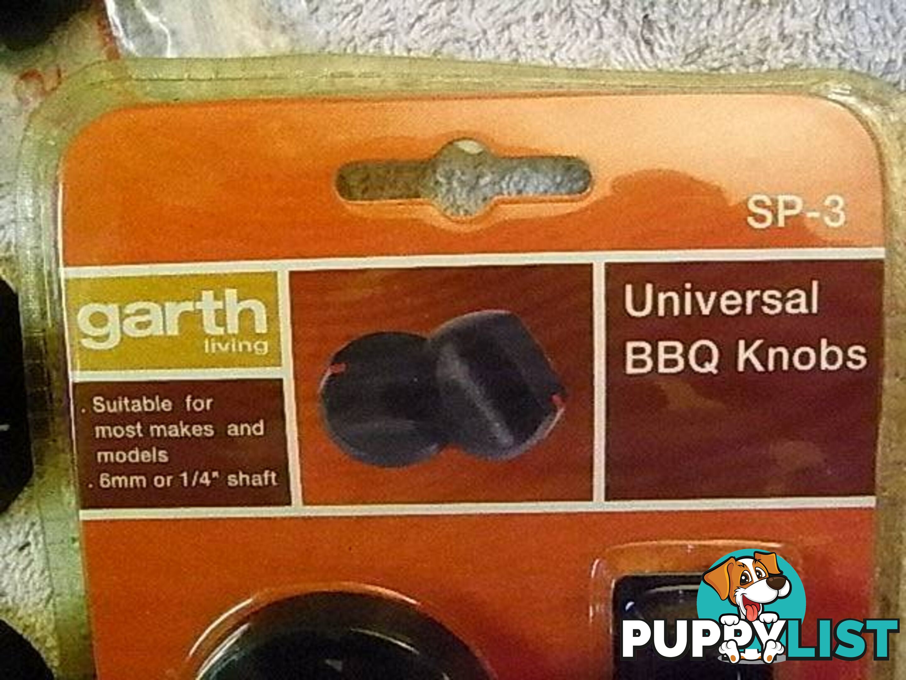 5 NEW Replacement BBQ Knob - 6MM OR 1/4 SHAFT 5PACK