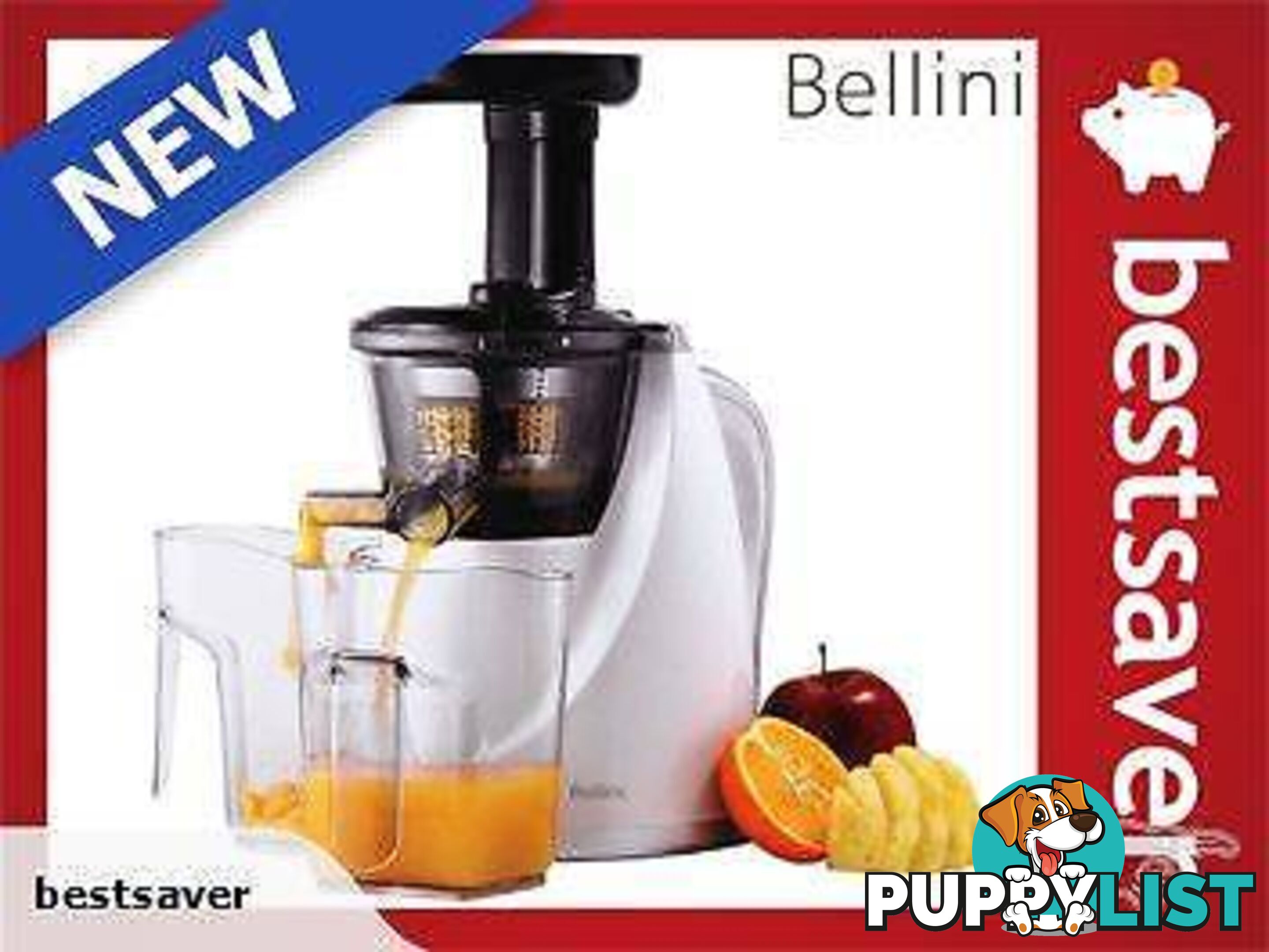 Cold Press Juicer Slow Juicer Premium Brand: Bellini near new con