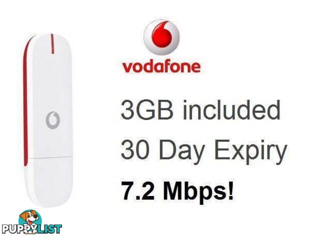 NEW 3G+ EXTREEM 30 DAYS **3 GIGS DATA**** NEW SEALED VODAFONE