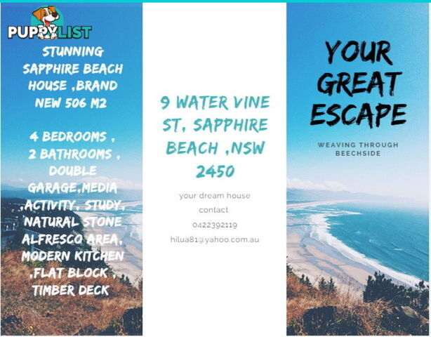 9 Water Vine St SAPPHIRE BEACH NSW 2450