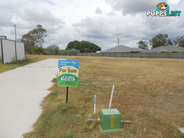 Lot 15 Flynn Crt URRAWEEN QLD 4655