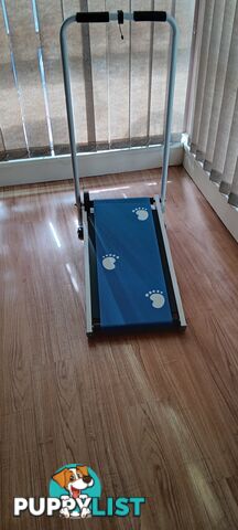 Foldable walking treadmill