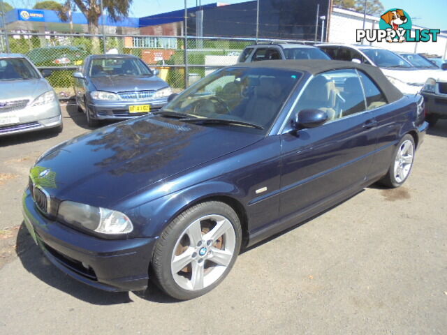 2002 BMW 330CI  E46 CONVERTIBLE