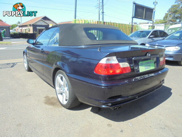 2002 BMW 330CI  E46 CONVERTIBLE