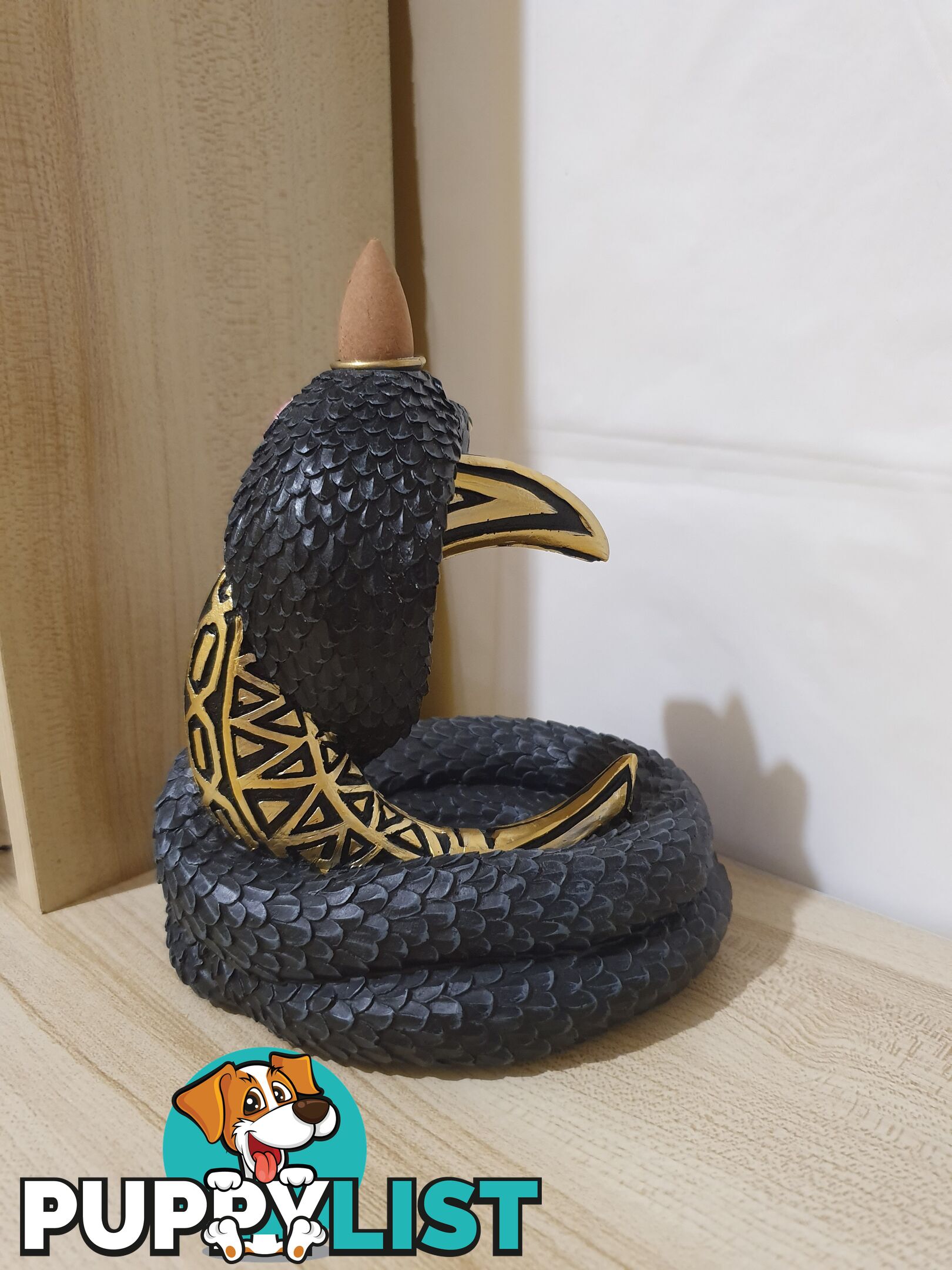 Black Snake Backflow Incense Burner