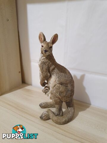 Kangaroo with Joey Figurine