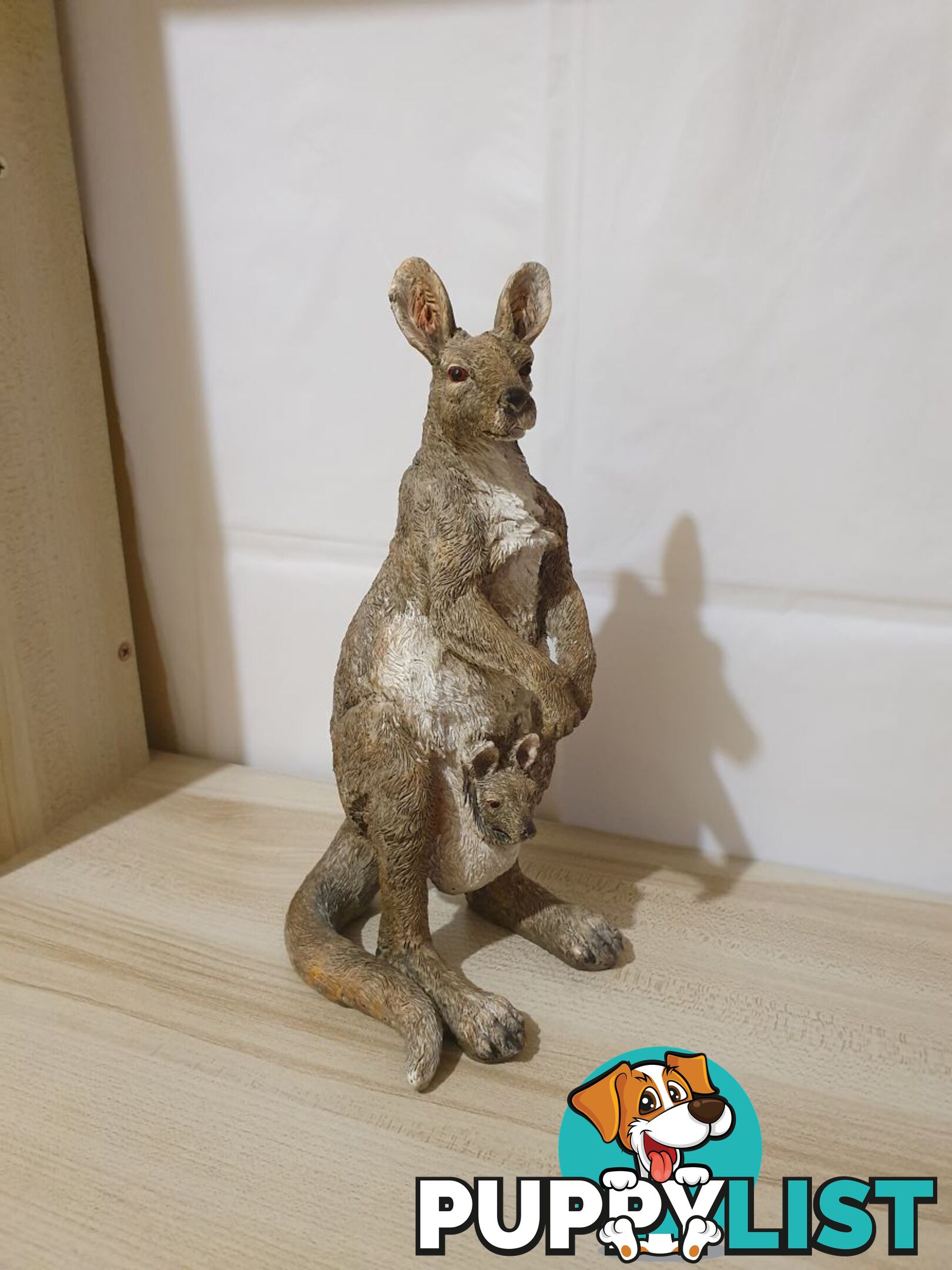 Kangaroo with Joey Figurine