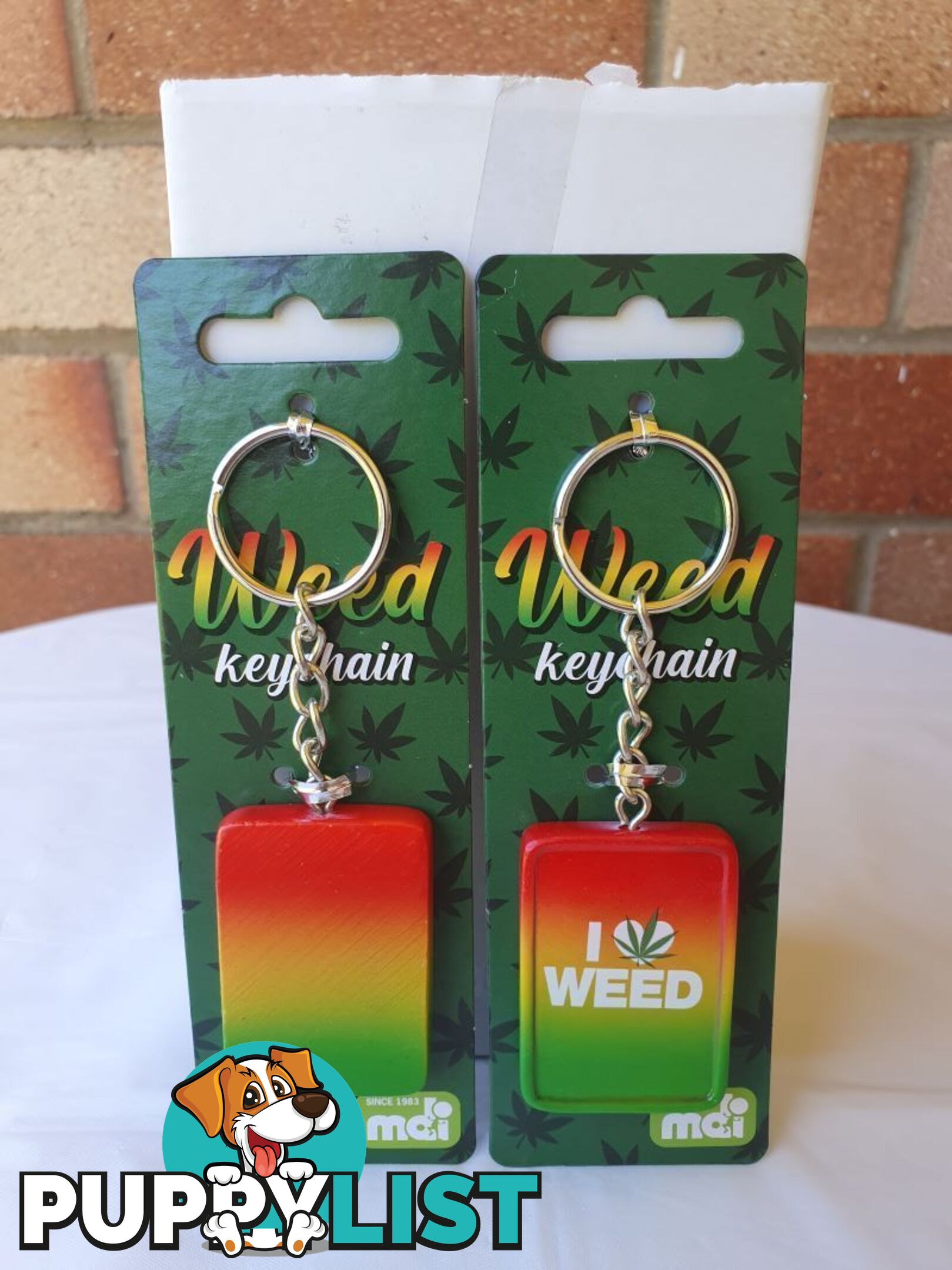 I Love W**D Novelty Keychain