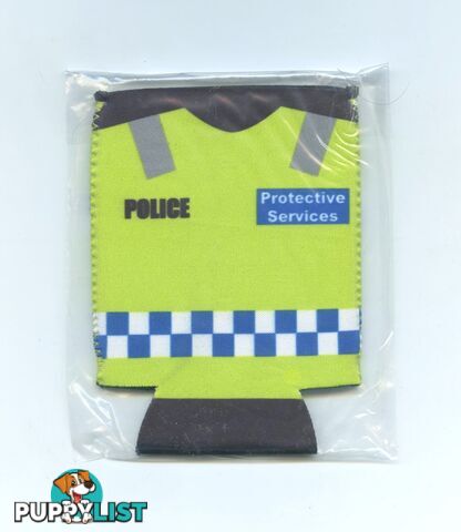 Police Protective Services Keyring and Stubby Holder.