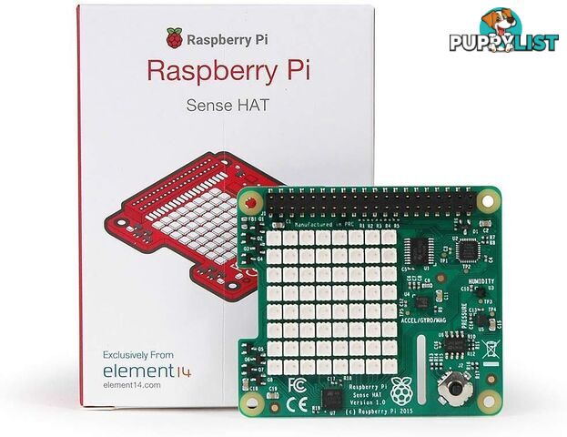 Raspberry Pi Sense HAT with Orientation, Pressure, Humidity & Temperature Sensor - RASPBERRY PI