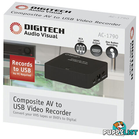 Composite AV to USB Video Recorder - DIGITECH