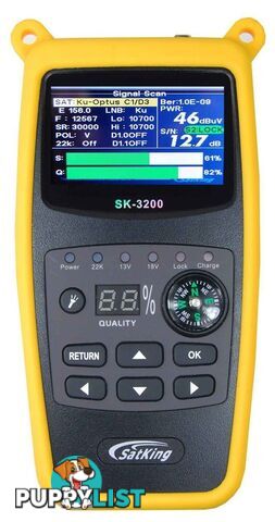 Satking SK-3200 VAST Satellite TV Finder Meter VAST Compliant MPEG4 2.4" Screen - SATKING