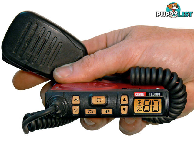 GME TX3100DP Super Compact UHF CB Radio - GME