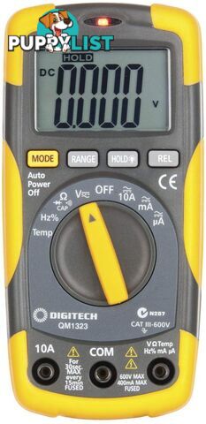 Cat III Multimeter with Temperature