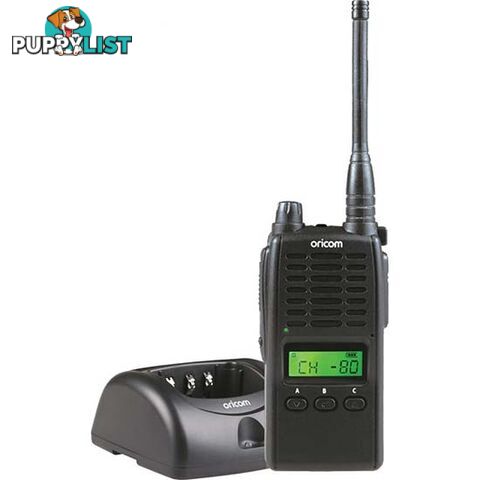 ORICOM UHF5500-1 5 WATT SINGLE PACK 80 CH HANDHELD UHF CB RADIO - ORICOM