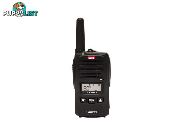 GME TX667 1 Watt UHF CB Handheld radio - GME