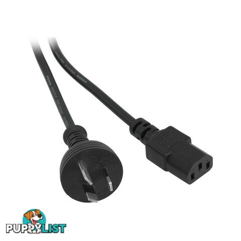 2M BLACK IEC POWER LEAD IEC-C13 APPLIANCE CORD