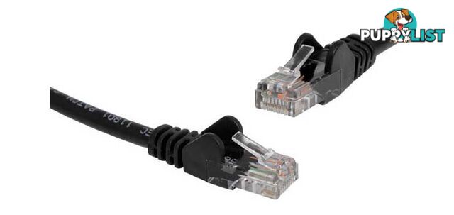 Black 2m Cat6 UTP Ethernet Patch Lead - DYNALINK