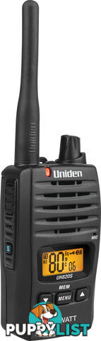 UNIDEN UH820S 2W UHF HANDHELD - UNIDEN