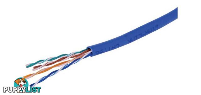 Blue Cat5e UTP Ethernet Data Cable 100M Roll - DYNALINK