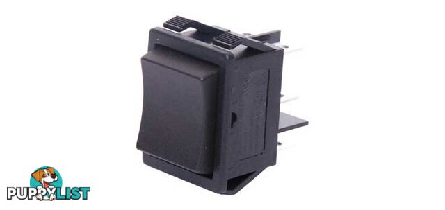 DPDT Heavy Duty Centre-Off Spring Return Rocker Switch