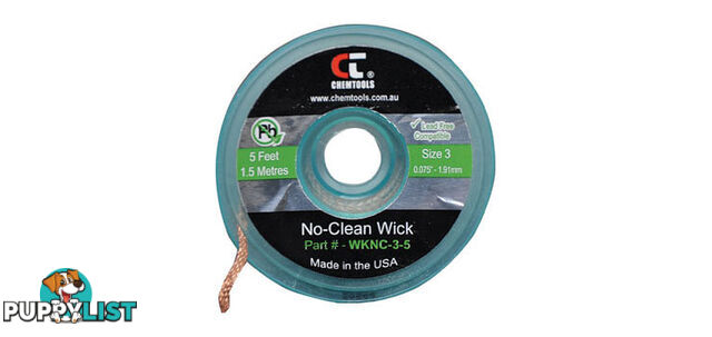 1.91mm Green 1.5m Solder Wick Desoldering Braid