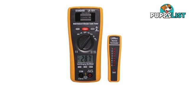 Combination DMM & LAN Cable Tester