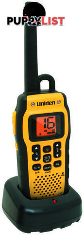 UNIDEN MHS050 VHF MARINE RADIO WATERPROOF - UNIDEN