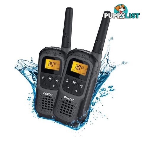 ORICOM UHF2500 2 watt Waterproof Handheld UHF CB Radio TWIN PACK - ORICOM