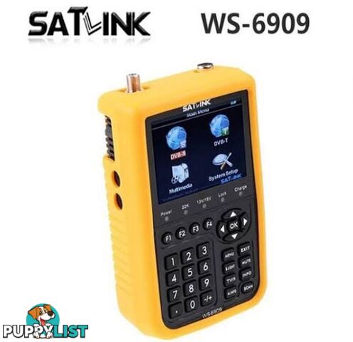 Satlink WS6909 Combo Satellite Terrestrial TV Finder Meter for DTV FOXTEL VAST - SATLINK