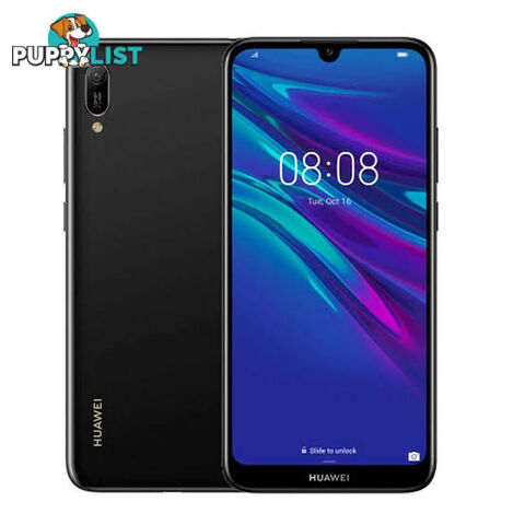 Huawei Y5 4G 32GB 2019 â Black - 5.7" HD Screen Size, Quad Core Processor, 32GB Memory exp to 512GB Via MicroSD Card, Dual Sim, 3020 mAh Battery - HUAWEI