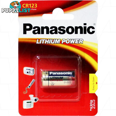 3V LITHIUM BATTERY PANASONIC CR2 - PANASONIC