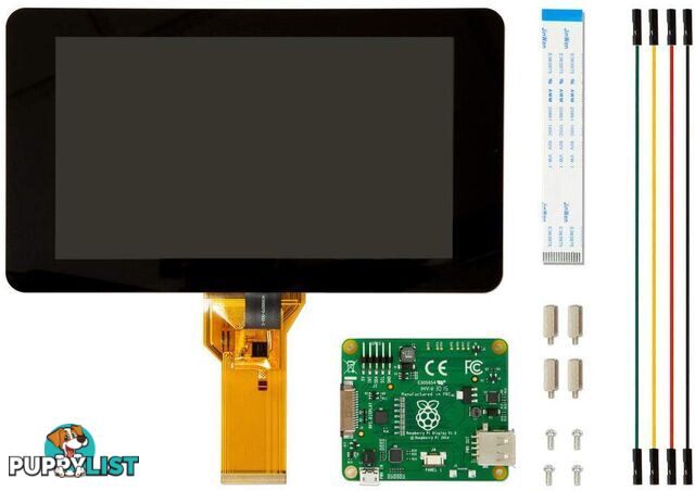 Raspberry Pi 7" Touch Screen Display with 10 Finger Capacitive Touch - RASPBERRY PI