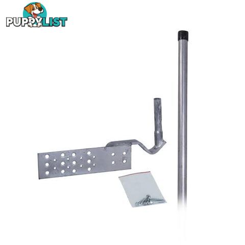 2 PART 1.8M TV AERIAL GUTTER MOUNT