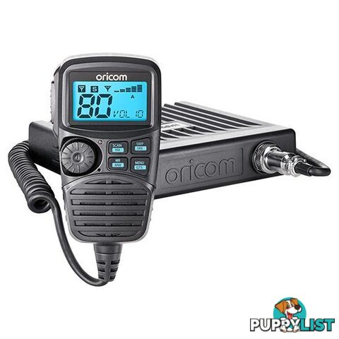 ORICOM DTX4200 5W 80CH UHF CB RADIO MOBILE REMOTE LCD MIC DUAL RECEIVE TWO WAY - ORICOM