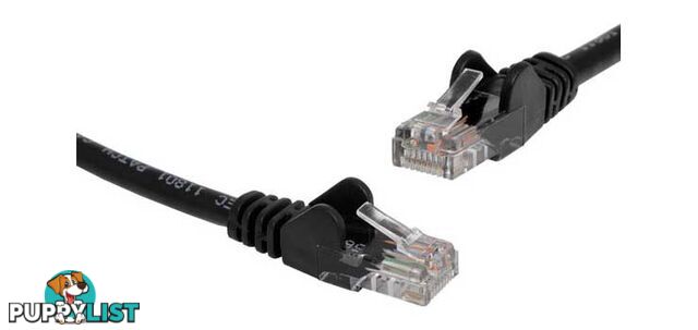 Black 15m Cat6 UTP Ethernet Patch Lead - DYNALINK