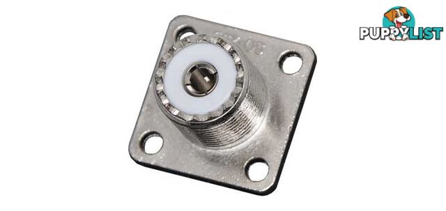 Chassis Mount Female Socket (4 Hole) SO239