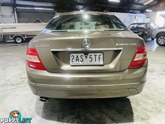 2009  MERCEDES-BENZ C-CLASS C200 KOMPRESSOR AVAN W204 SEDAN