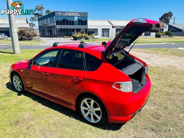 2007  SUBARU IMPREZA RS G3 MY08 HATCHBACK