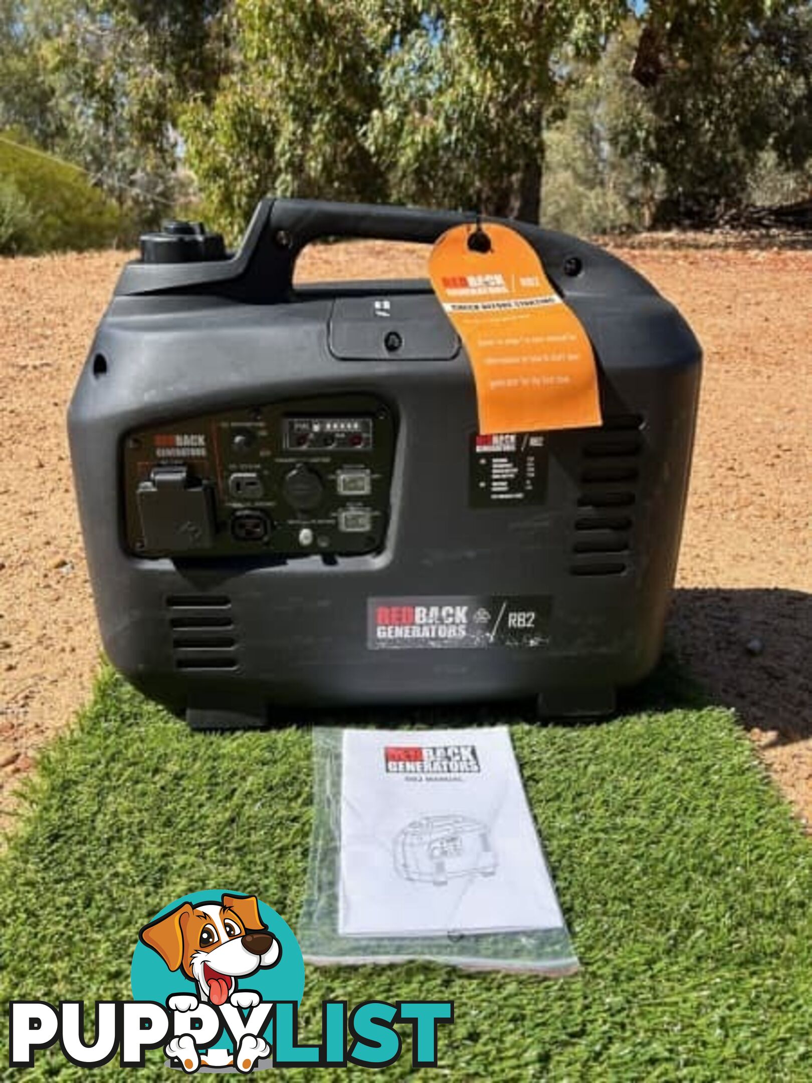 REDBACK 2.2KVA 4-STROKE PETROL GENERATOR