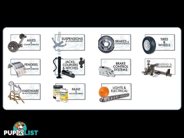 Trailer Brake Caliper Mechanical Galv (Single With pads) WTE-BCAL-MG