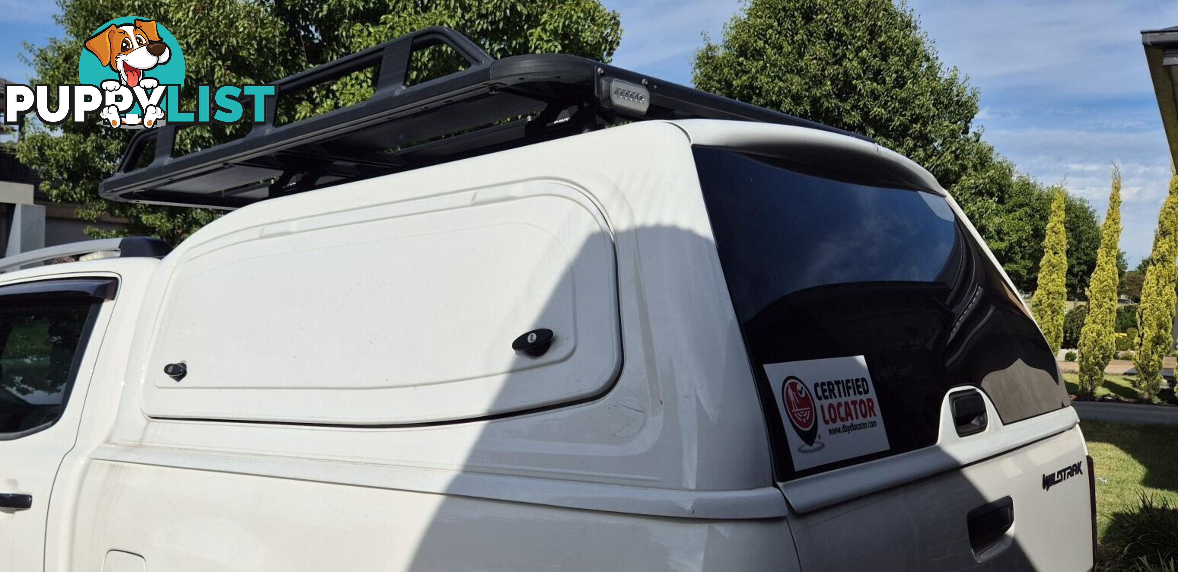 UTE CANOPY  FORD RANGER WILDTRAK WHITE